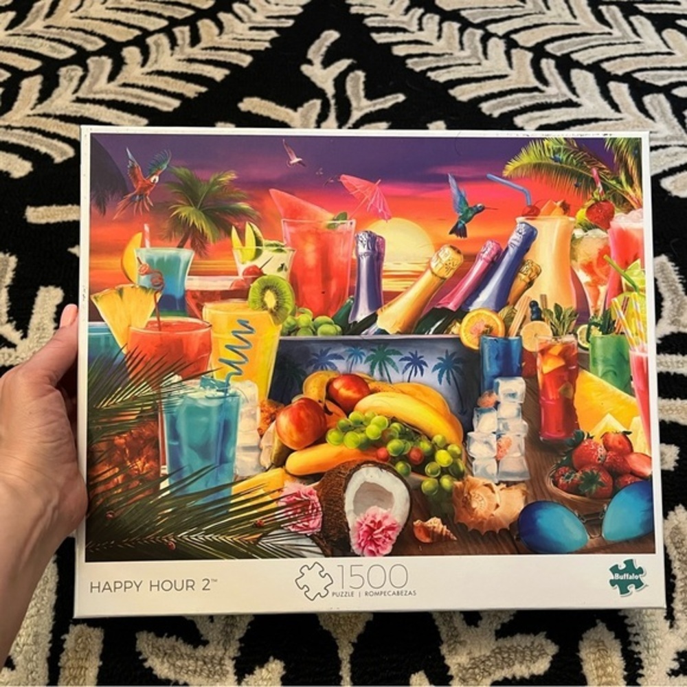 Buffalo Happy Hour 2 Jigsaw Puzzle - Vibrant Colors - 1,500 Pieces
